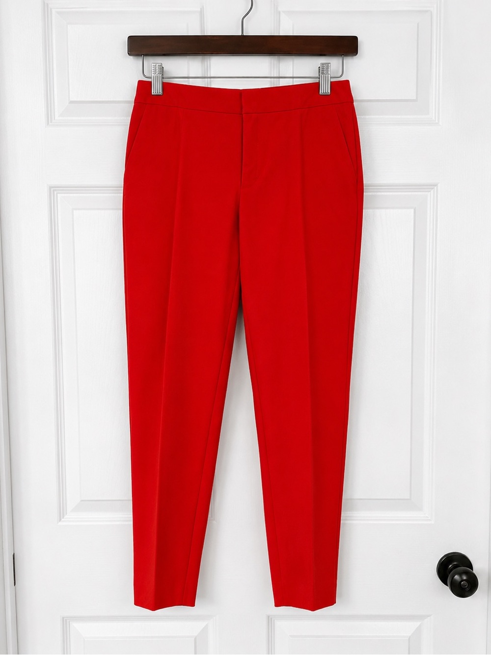 Ellen Tracy Bright Red Dress Pants - Tailored Taper